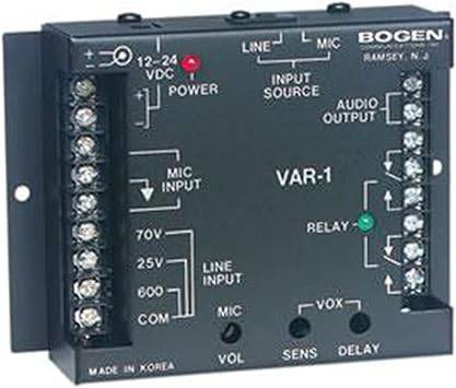 Bogen VAR1 Voice Activated Relay - VAR1