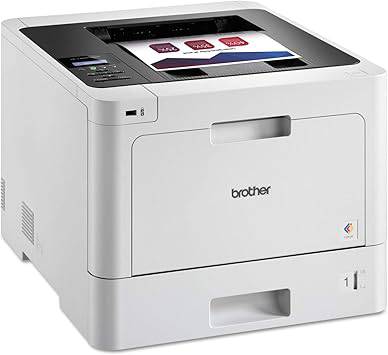 Brother HL-L8260CDW Business Color Laser Printer, Duplex Printing, Flexible Wireless Networking, Mobile Device Printing, Advanced Security Features – Amazon Dash Replenishment Ready,White - HL-L8260CDW