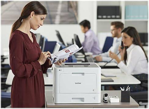 Brother HL-L8260CDW Business Color Laser Printer, Duplex Printing, Flexible Wireless Networking, Mobile Device Printing, Advanced Security Features – Amazon Dash Replenishment Ready,White - HL-L8260CDW