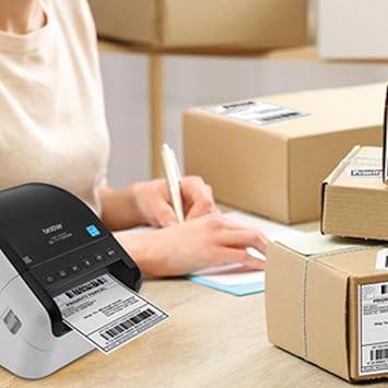 Brother QL-1110NWB Wide Format, Postage and Barcode Professional Thermal Label Printer with Wireless Connectivity - QL-1110NWB