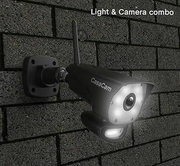 CasaCam VS1002 Wireless Security Camera System with HD Spotlight Cameras and 7