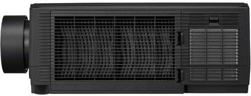 Center lens design with HDBaseT input, dual HDMI ports, manual focus, and ProAssist software for professional AV setup.