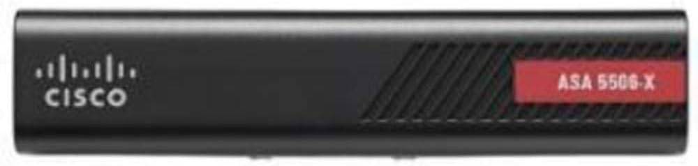 Cisco ASA 5506X Security Plus Appliance networking device with multiple ports and security features, shown on a white background.