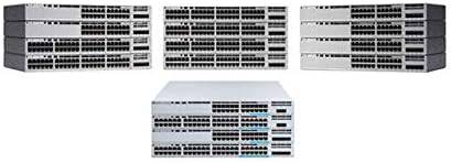Cisco C9200L-24P-4G-A Layer 3 Gigabit core switch with 24 PoE+ copper ports and 4 fixed 1G uplinks in a plastic case.