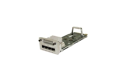 Cisco Catalyst 9300 4 x 1GE network module, renewed, with multiple Ethernet ports for enterprise networking.