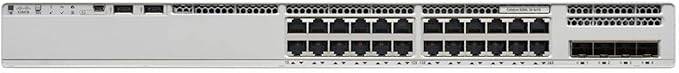 Cisco Catalyst C9200-24T Layer 3 switch with 24 ports, shown in a professional network setup.