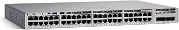 Cisco Catalyst C9200-48P-E network switch with 48 Ethernet ports and Power over Ethernet, shown on a white background.