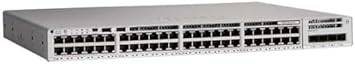 Cisco Catalyst C9200-48T Layer 3 switch, network hardware with multiple ports and Ethernet connections.