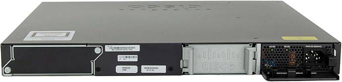 Cisco Catalyst WS-C2960X-48LPS-L 48-port Ethernet switch with 370W PoE, featuring front ports and Cisco branding.