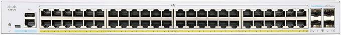 CISCO DESIGNED Business CBS250-48PP-4G Smart Switch | 48 Port GE | Partial PoE | 4x1G SFP | Limited Lifetime Protection (CBS250-48PP-4G)