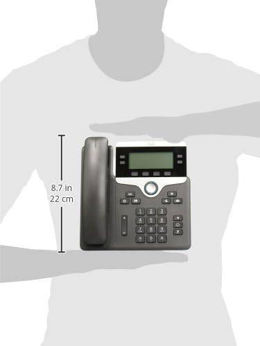 Cisco IP Phone 7841 VoIP phone with 4 lines, SIP and SRTP security, featuring a display and keypad for business communication.