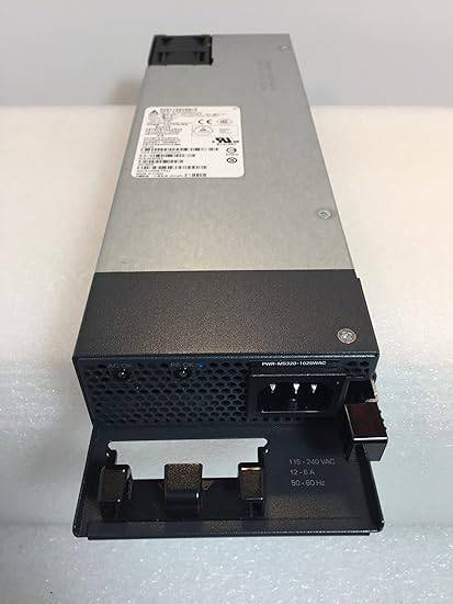 Cisco Meraki MS320 1025WAC power supply for cloud-managed MS320-48FP and MS350-48FP switches, high-performance network accessory.