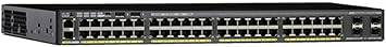 Cisco WS-C2960X-48FPD-L Catalyst 2960 X switch with 48 Gigabit PoE ports and networking hardware.