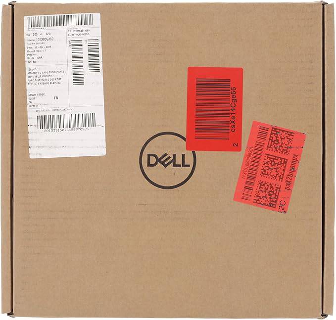 Dell Dock WD19S USB-C docking station with 180W power delivery, shown connected to a laptop with various ports visible