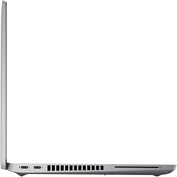 Dell Latitude 5420 laptop with Intel Core i5 processor, 11th Gen, silver chassis, open showing keyboard and screen.