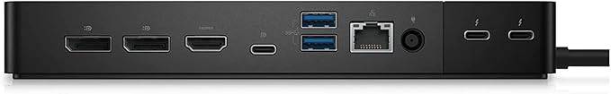 Dell WD22TB4 Thunderbolt 4 Dock - 2 Thunderbolt 4 Ports, Up to 5120 x 2880 Video Res, HDMI 2.0, DP 1.4, USB-C, USB-A, Gigabit Ethernet LAN Port - WD22TB4