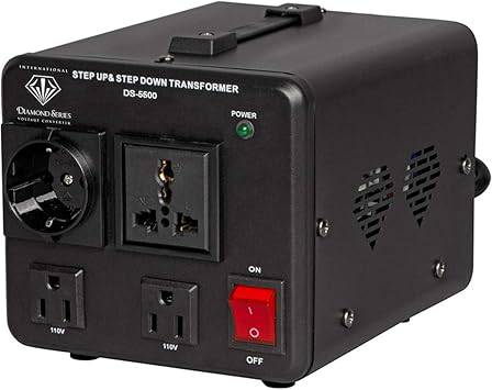 Dynastar Step Up & Step Down Voltage Converter and Transformer, 110-220 to 220-240 Volts; Heavy Duty, Extra Durable Lifetime Coil, 5-Year-Warranty, 5500 Watts