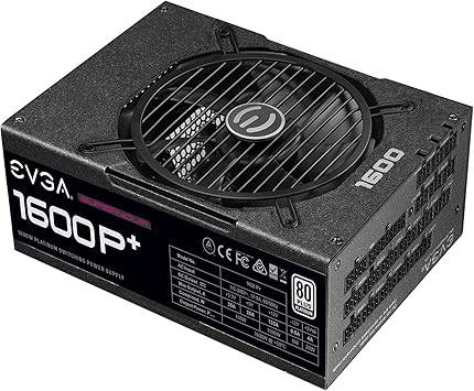 EVGA Supernova 1600 P+, 80+ Platinum 1600W, Fully Modular, 10 Year Warranty, Includes Free Power On Self Tester, Power Supply 220-PP-1600-X1