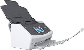 Fujitsu ScanSnap iX1500 color duplex document scanner in white and gray with USB and Wi-Fi connectivity.