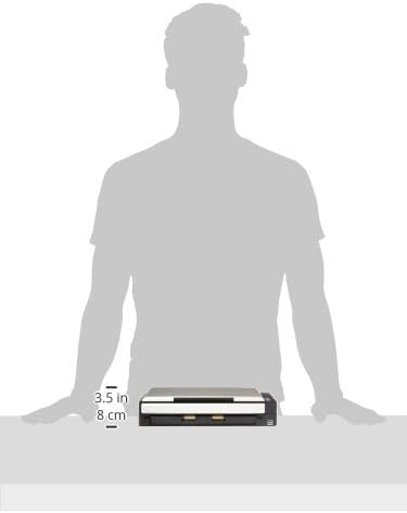 Fujitsu ScanSnap S1300i portable duplex document scanner with USB connection, shown on a clean desk.