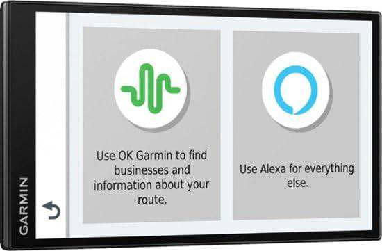 Garmin DriveSmart 65 with Amazon Alexa, Built-in Voice-Controlled GPS Navigator with 6.95” High-Res Display - 010-02469-00