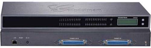 GrandStream GS-GXW4248 48-port FXS gateway with multiple ports and network interfaces, designed for VoIP telephony systems.