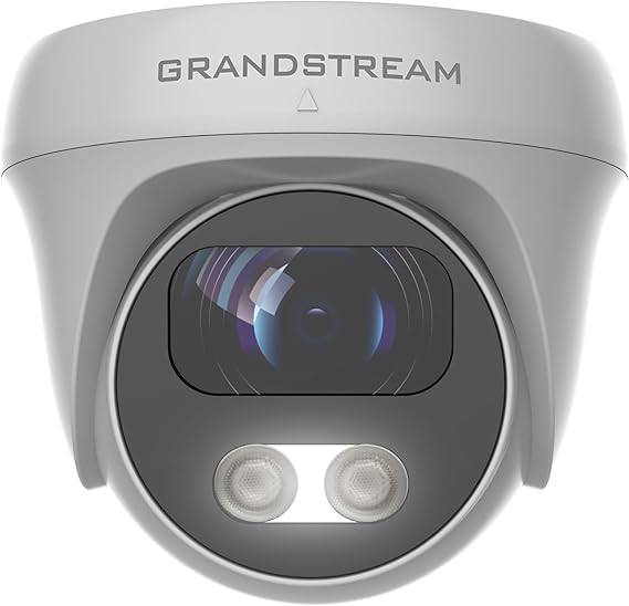 Grandstream GSC3610 infrared weatherproof dome camera with infrared LEDs and durable outdoor housing for security monitoring.