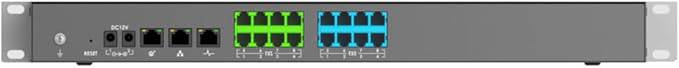 Grandstream UCM6308A call switch with 8 FXO and FXS ports, supporting 2000 users and 200 simultaneous calls for small businesses.