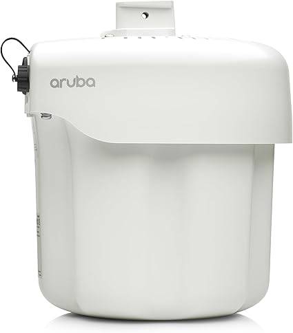 Hewlett Packard Enterprise Aruba AP-375 wireless access point with dual antennas and 2 Gbit/s speed for Wi-Fi connectivity.