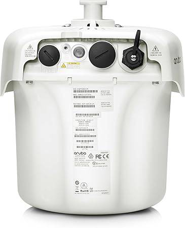 Hewlett Packard Enterprise Aruba AP-375 wireless access point with dual antennas and 2 Gbit/s speed for Wi-Fi connectivity.