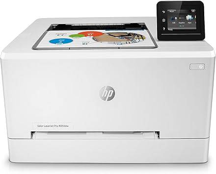 HP Color LaserJet Pro M255dw Wireless Laser Printer, Remote Mobile Print, Duplex Printing, Works with Alexa (7KW64A)
