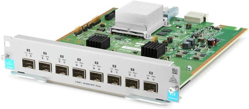 HP J9993A 8-port 1G/10GbE SFP+ MACsec v3 zl2 hub with ports and connectivity features