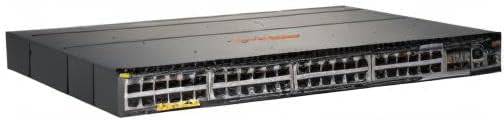 HP Aruba 2930M 48G POE+ managed switch with 44 Gigabit ports, 4 SFP ports, rack-mountable, 1440W PoE+ power.