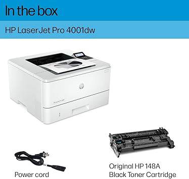 HP Laserjet Pro 4001dw Wireless Black & White Printer