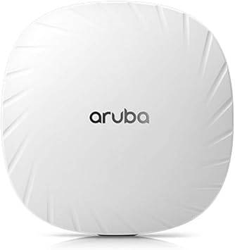 HPE Aruba AP-514 dual radio wireless access point with external antennas, supporting 802.11ax Wi-Fi for campus network connectivity.