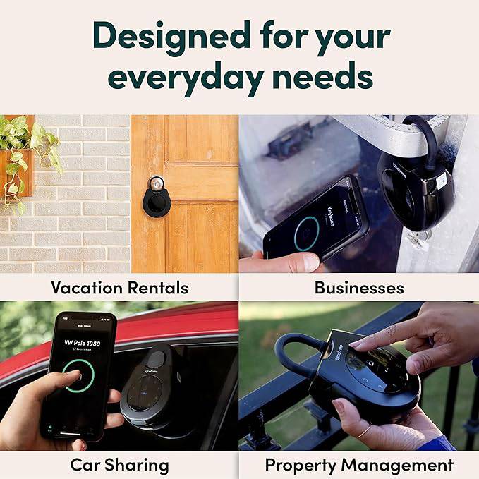 igloohome Keybox 3 Smart Lock Box, Large Key Safe w/Airbnb Sync (iOS/Android) – Remotely Generate Bluetooth-Keys & Pin Codes Without Internet - IGK3