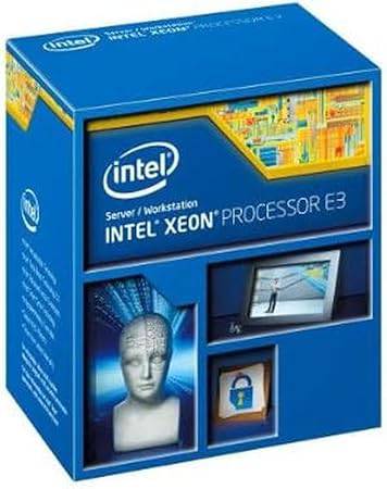 Intel Chip Processor 3.5 GHz, 4-core BX80646E31270V3, shown in close-up with heatsink and pins for desktop computer use.