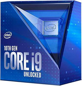 Intel Core i9-10850K desktop processor with 10 cores, up to 5.2 GHz, unlocked, LGA1200 socket, and Intel 400 Series chipset