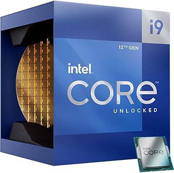 Intel Core i9-12900K 12th Gen Alder Lake 16-core LGA 1700 processor with heatsink, showcasing the high-performance CPU.
