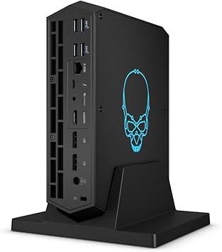 Intel NUC 12 Enthusiast Mini PC barebone system with Core i7-12700H, 64GB DDR4 RAM, compact desktop computer, Socket BGA-1744