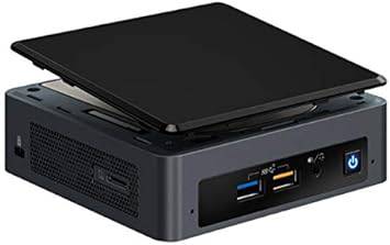Intel NUC 8 Mainstream Kit NUC8i3BEK with compact design, showing the box and components needed for assembly.