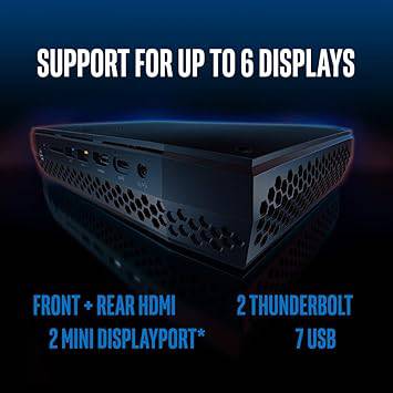 Intel NUC 8 Performance-G Kit (NUC8i7HNK) - Core i7 65W, Add't Components Needed - BOXNUC8I7HNK1