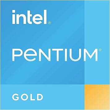 Intel Pentium Gold G7400 dual-core processor with 3.70 GHz speed in retail packaging, suitable for desktop computers.