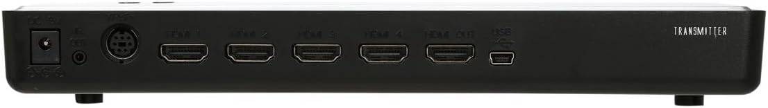 IOGEAR GWHDMS52MBK2 Long Range Wireless 5x2 HDMI Matrix PRO with 1 Additional Receiver - GWHDMS52MBK2