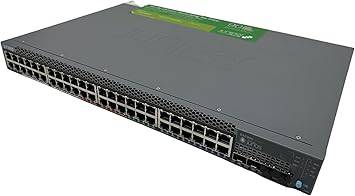 Juniper Networks - EX2300-48P - Juniper EX2300 Ethernet Switch - 48 Network, 4 Expansion Slot - Manageable - Optical Fiber, Twisted Pair - Modular - 4 Layer Supported - 1U High - Rack-mountable, Wall - EX2300-48P