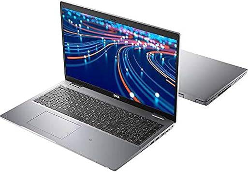 Latitude 5520 laptop featuring an Intel Core i5 11-1145 G7 processor, shown in a sleek, professional design.