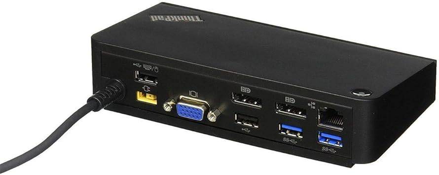 Lenovo ThinkPad OneLink Plus Dock - 40A40090US (Ultra HD Video, 4k Output, 90W AC)