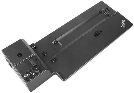 Lenovo ThinkPad Ultra Docking Station 40AJ0135 international version with US power cable, showing multiple ports and sleek design.