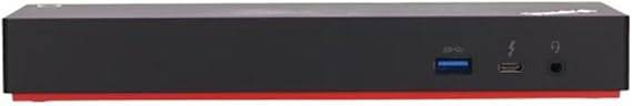 Lenovo USA ThinkPad Thunderbolt 3 Dock Gen 2 135W (40AN0135US) Dual UHD 4K Display Capability, 2 HDMI, 2 DP, USB-C, USB 3.1, Black