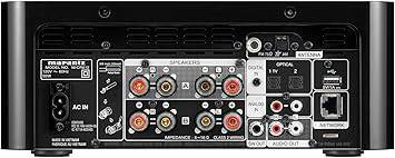 Marantz M-CR612 Network CD Receiver, Wi-Fi, Bluetooth, AirPlay 2 & HEOS Connectivity, AM/FM Tuner, CD Player, Unlimited Music Streaming, Compatible with Amazon Alexa, Black - 6457253 - M-CR612